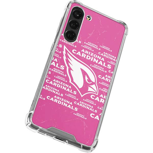NFL Arizona Cardinals Pink Blast Galaxy S24 FE Clear Case